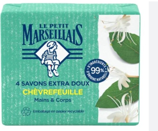 LE PETIT MARSEILLAIS CHEVREFEUILLE 4X 100g